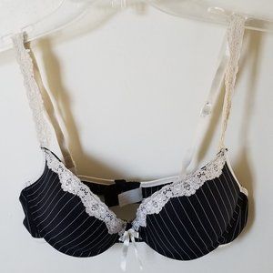 Pinstripe Bra Size 36B